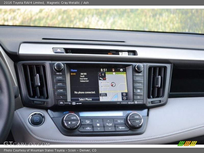 Magnetic Gray Metallic / Ash 2016 Toyota RAV4 Limited