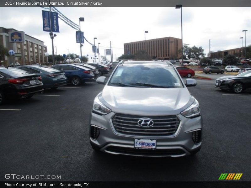 Circuit Silver / Gray 2017 Hyundai Santa Fe Ultimate