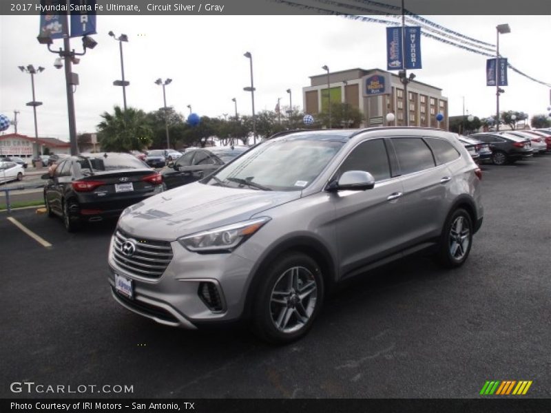 Circuit Silver / Gray 2017 Hyundai Santa Fe Ultimate