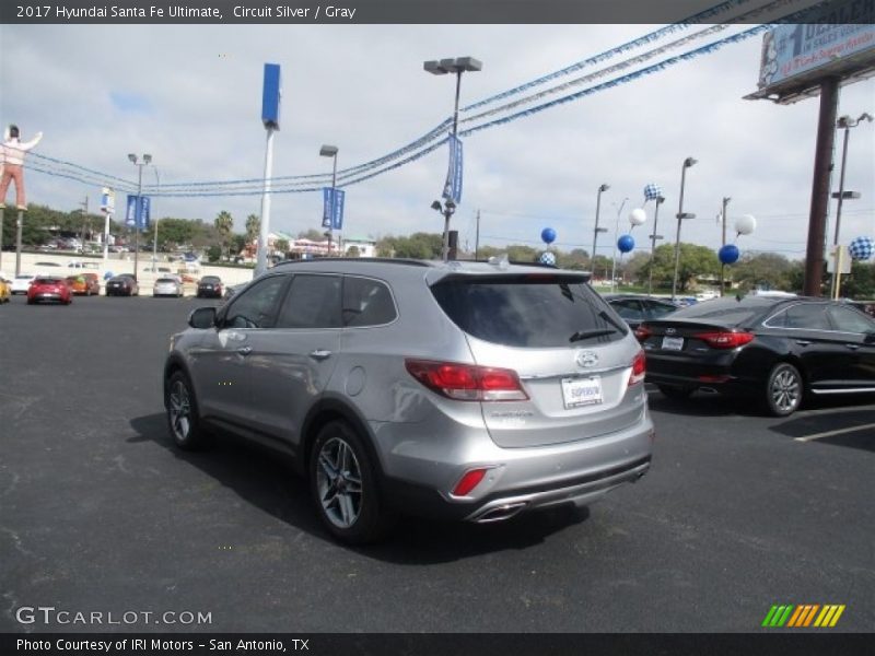 Circuit Silver / Gray 2017 Hyundai Santa Fe Ultimate