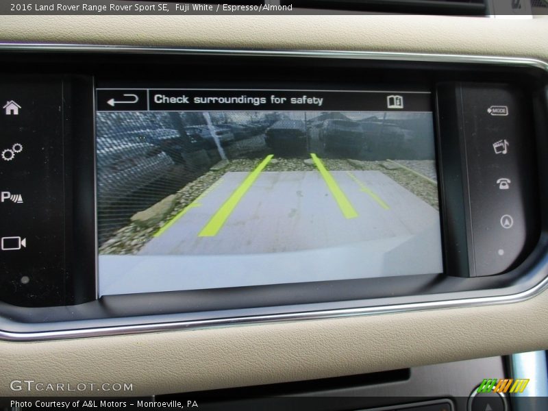 Fuji White / Espresso/Almond 2016 Land Rover Range Rover Sport SE
