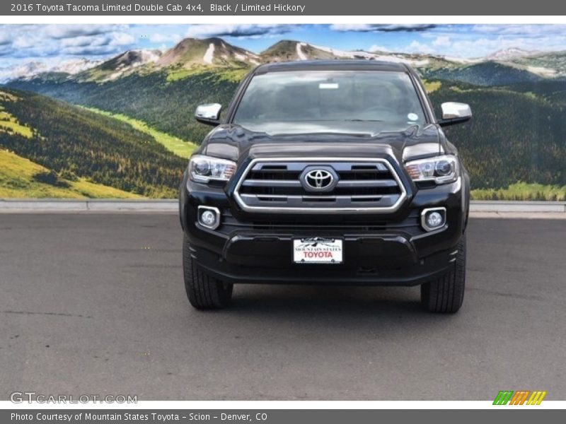 Black / Limited Hickory 2016 Toyota Tacoma Limited Double Cab 4x4