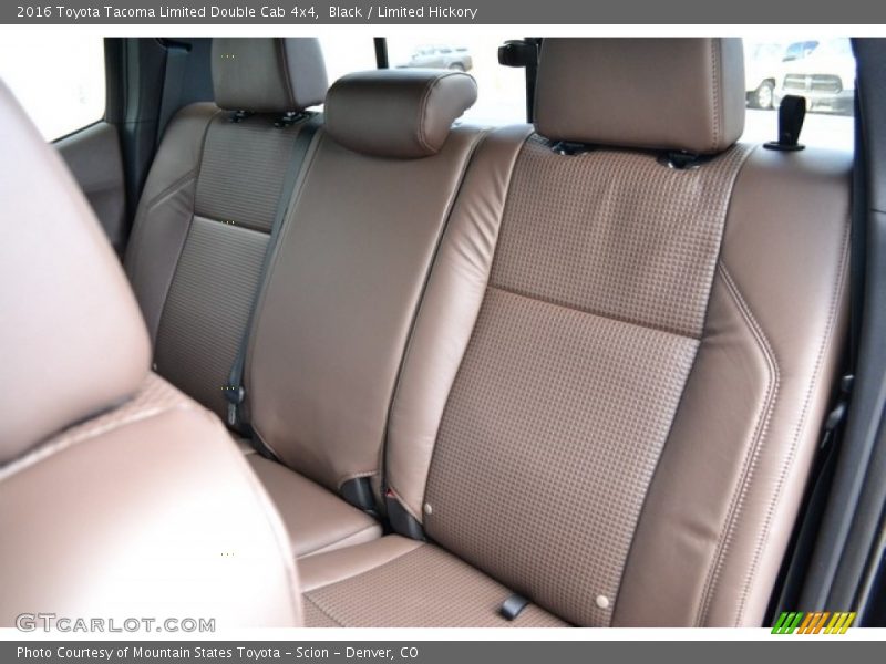 Rear Seat of 2016 Tacoma Limited Double Cab 4x4