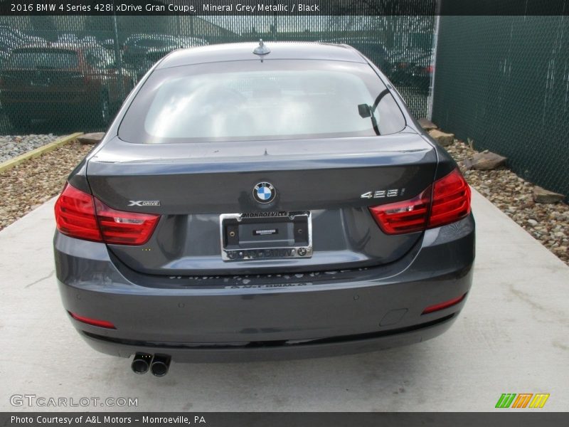 Mineral Grey Metallic / Black 2016 BMW 4 Series 428i xDrive Gran Coupe