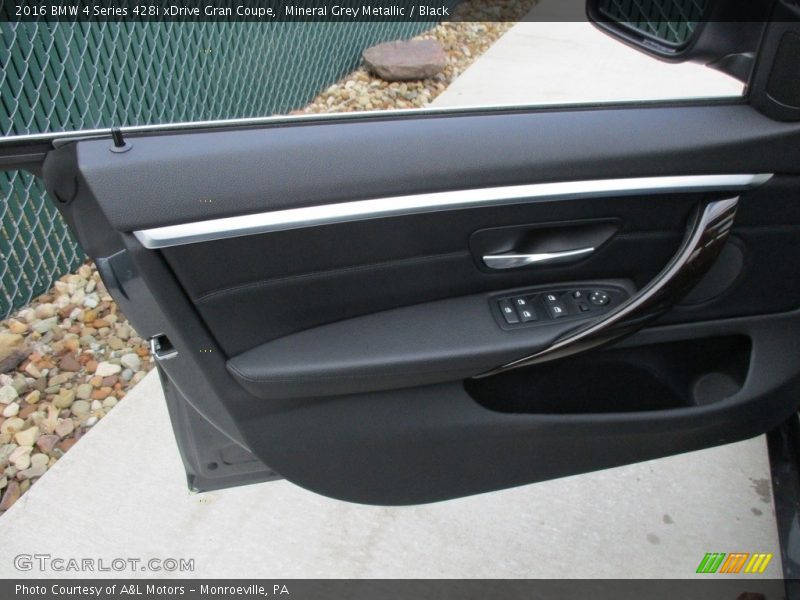 Mineral Grey Metallic / Black 2016 BMW 4 Series 428i xDrive Gran Coupe