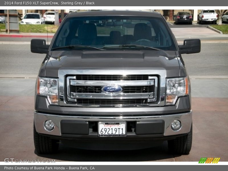 Sterling Grey / Black 2014 Ford F150 XLT SuperCrew