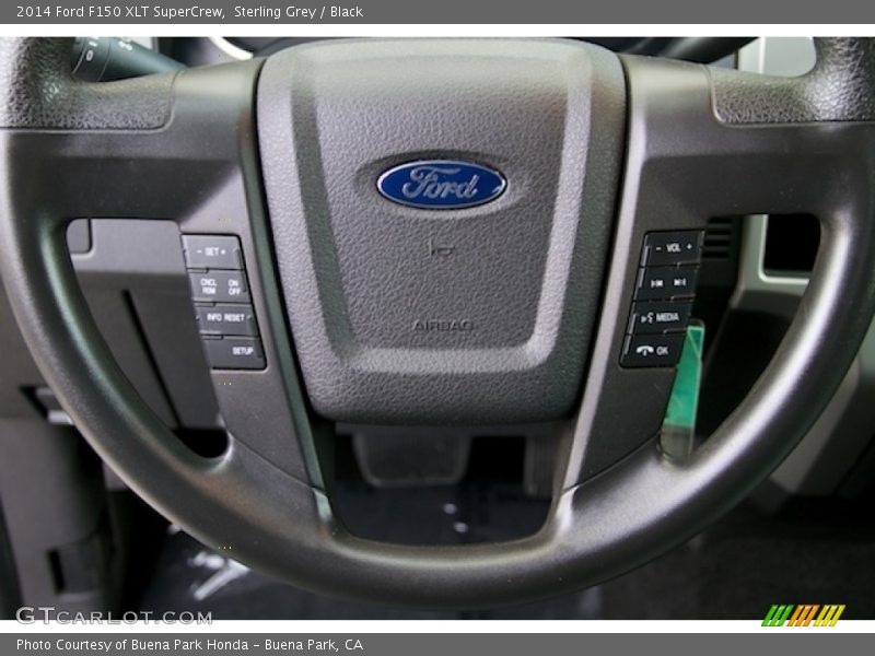 Sterling Grey / Black 2014 Ford F150 XLT SuperCrew