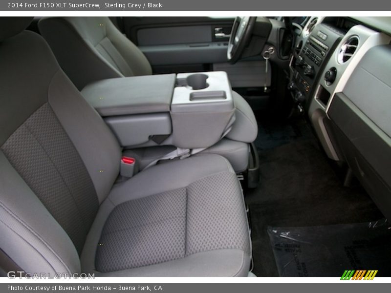Sterling Grey / Black 2014 Ford F150 XLT SuperCrew