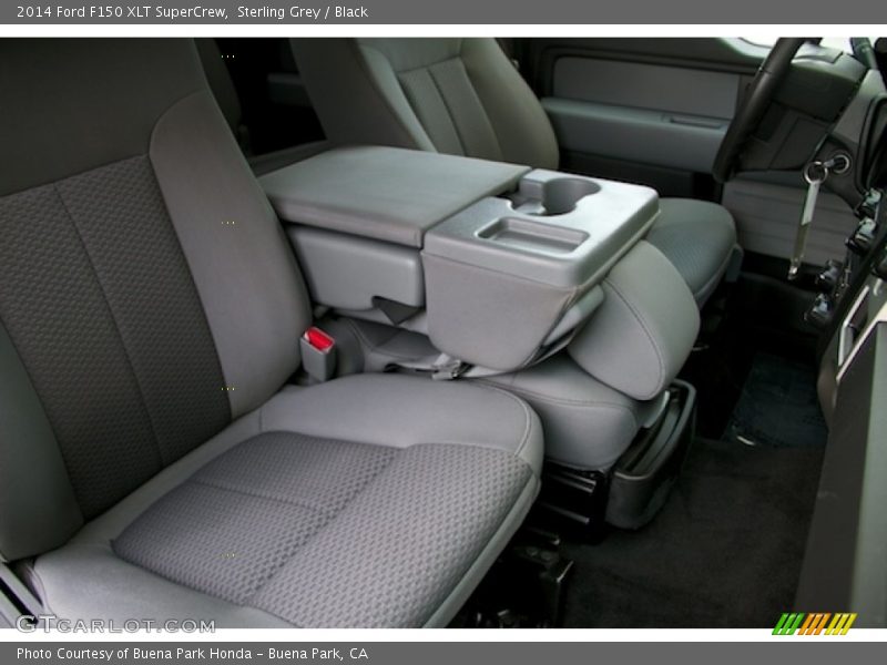 Sterling Grey / Black 2014 Ford F150 XLT SuperCrew
