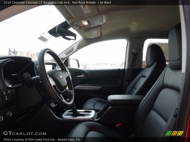 Red Rock Metallic / Jet Black 2016 Chevrolet Colorado LT Extended Cab 4x4