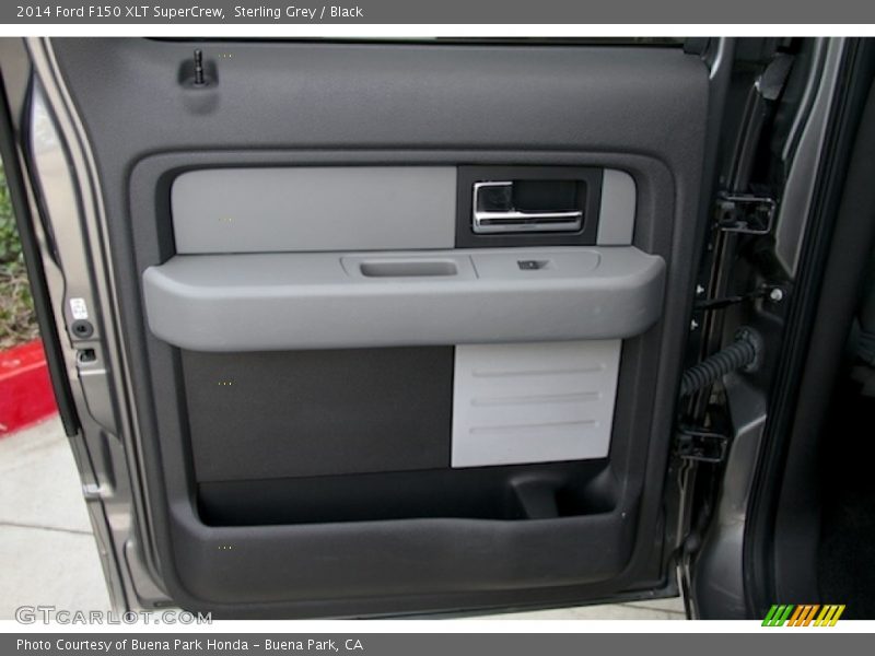 Sterling Grey / Black 2014 Ford F150 XLT SuperCrew