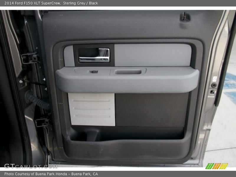 Sterling Grey / Black 2014 Ford F150 XLT SuperCrew