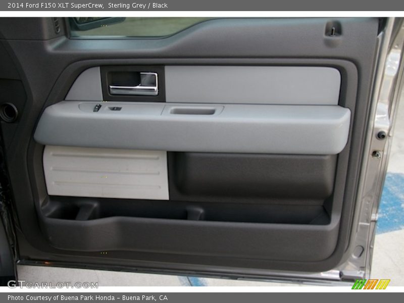 Sterling Grey / Black 2014 Ford F150 XLT SuperCrew