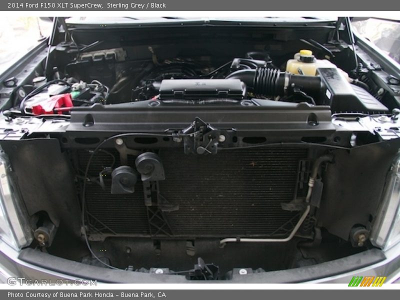 Sterling Grey / Black 2014 Ford F150 XLT SuperCrew