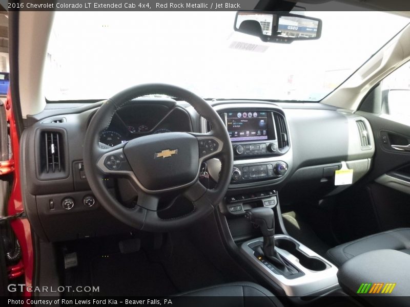 Red Rock Metallic / Jet Black 2016 Chevrolet Colorado LT Extended Cab 4x4