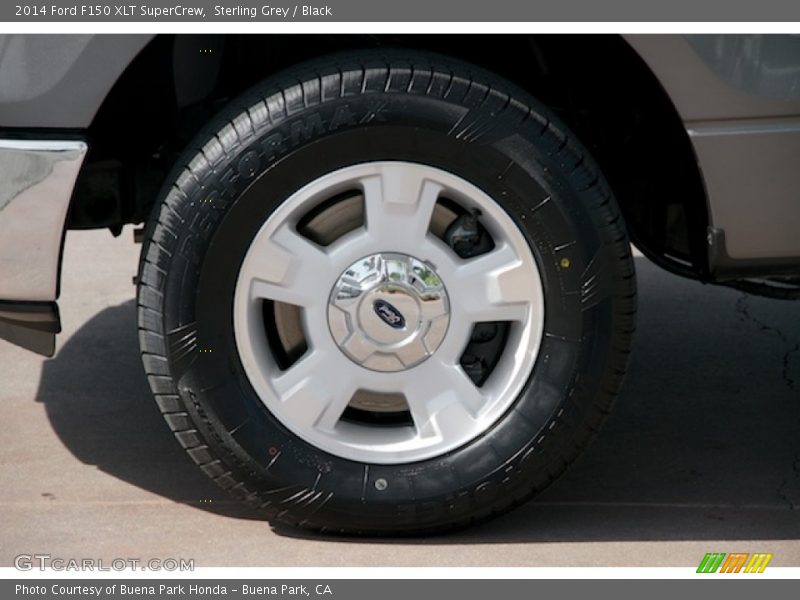 Sterling Grey / Black 2014 Ford F150 XLT SuperCrew