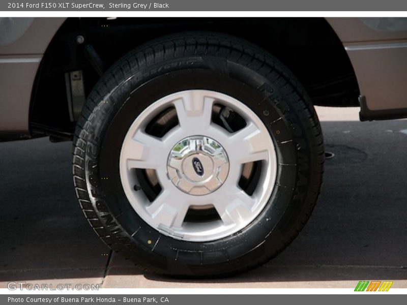 Sterling Grey / Black 2014 Ford F150 XLT SuperCrew