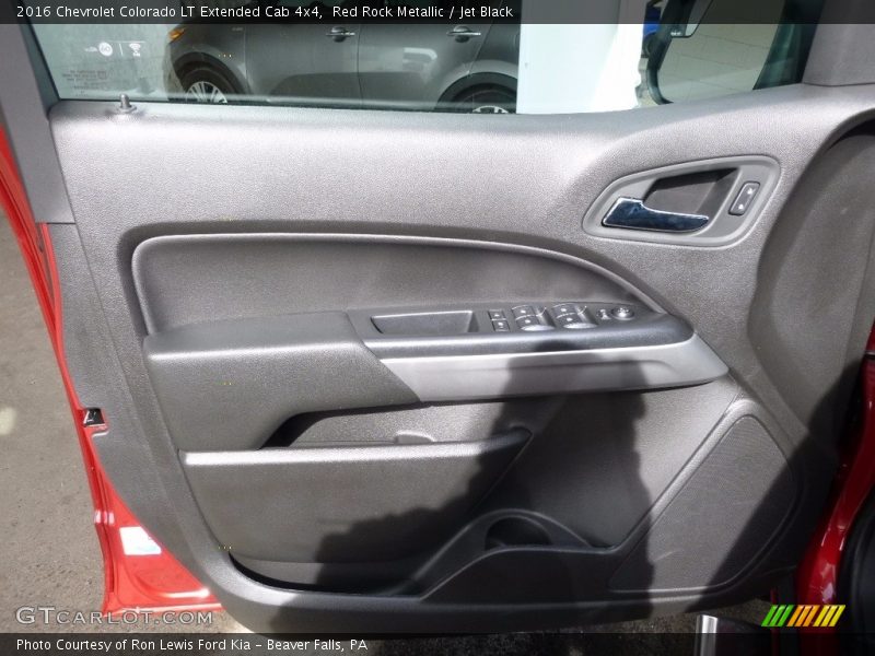 Red Rock Metallic / Jet Black 2016 Chevrolet Colorado LT Extended Cab 4x4