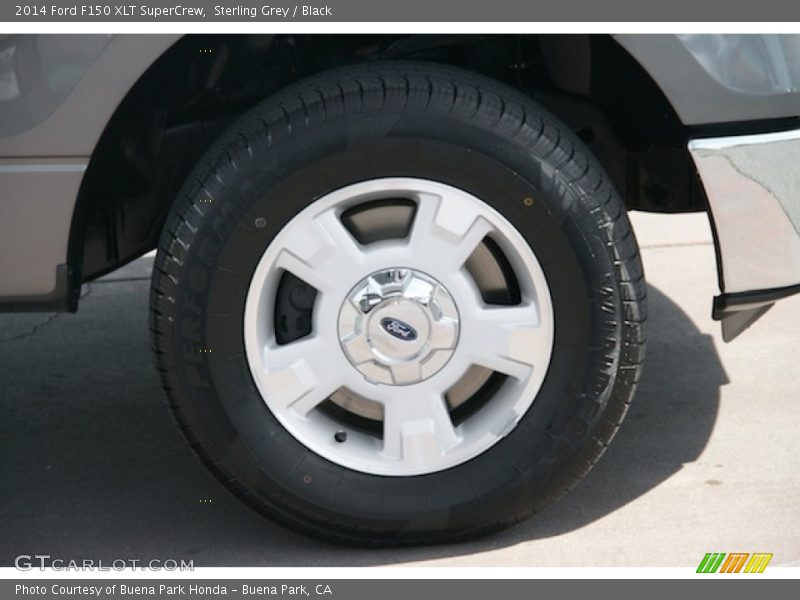 Sterling Grey / Black 2014 Ford F150 XLT SuperCrew