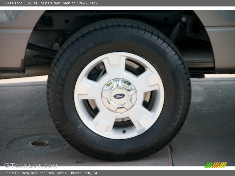 Sterling Grey / Black 2014 Ford F150 XLT SuperCrew
