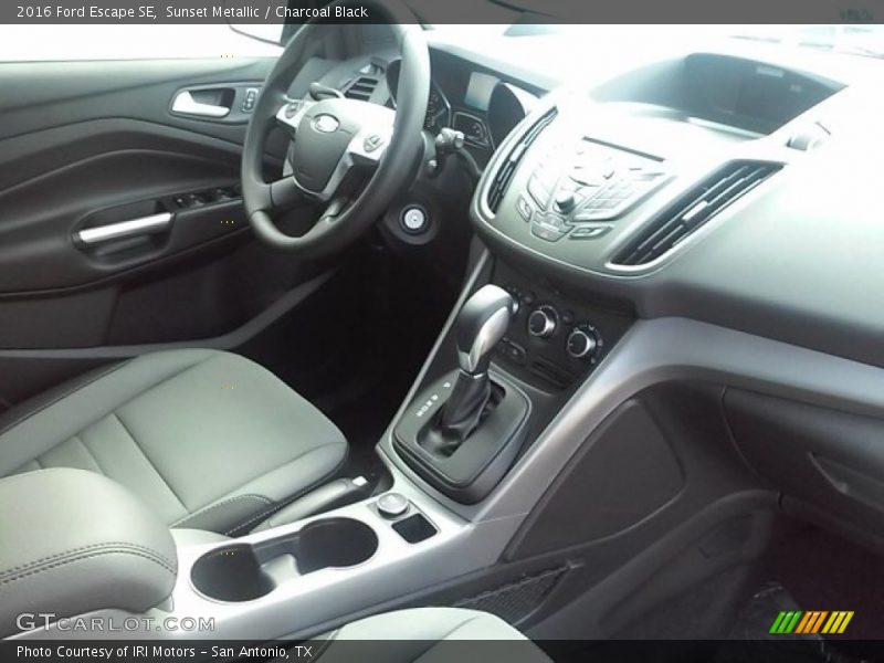 Sunset Metallic / Charcoal Black 2016 Ford Escape SE
