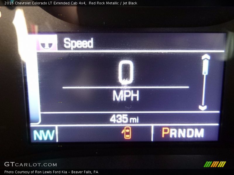 Red Rock Metallic / Jet Black 2016 Chevrolet Colorado LT Extended Cab 4x4