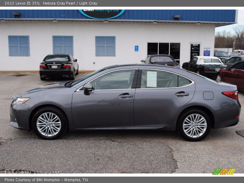 Nebula Gray Pearl / Light Gray 2013 Lexus ES 350