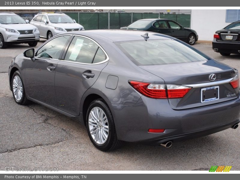 Nebula Gray Pearl / Light Gray 2013 Lexus ES 350