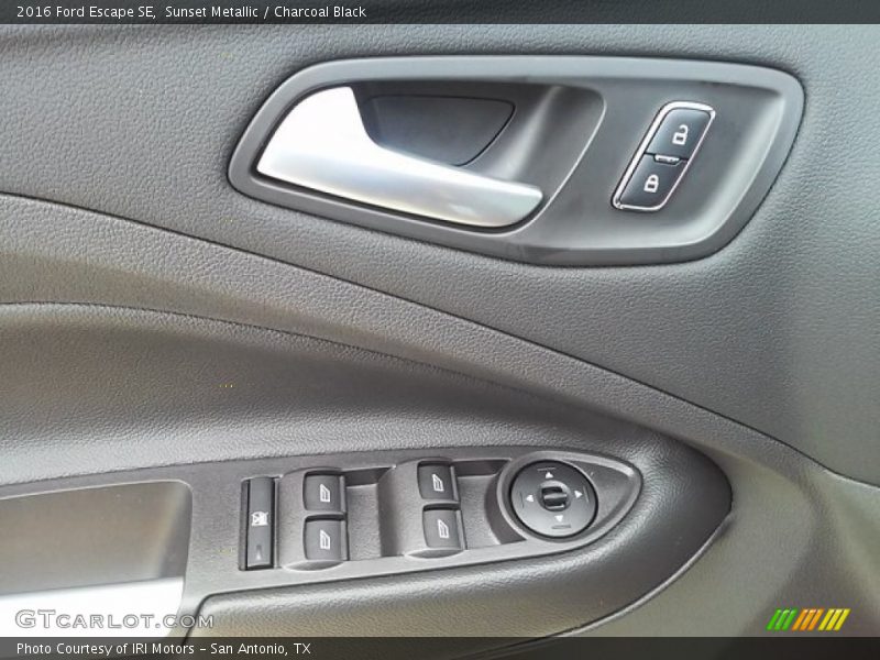 Sunset Metallic / Charcoal Black 2016 Ford Escape SE