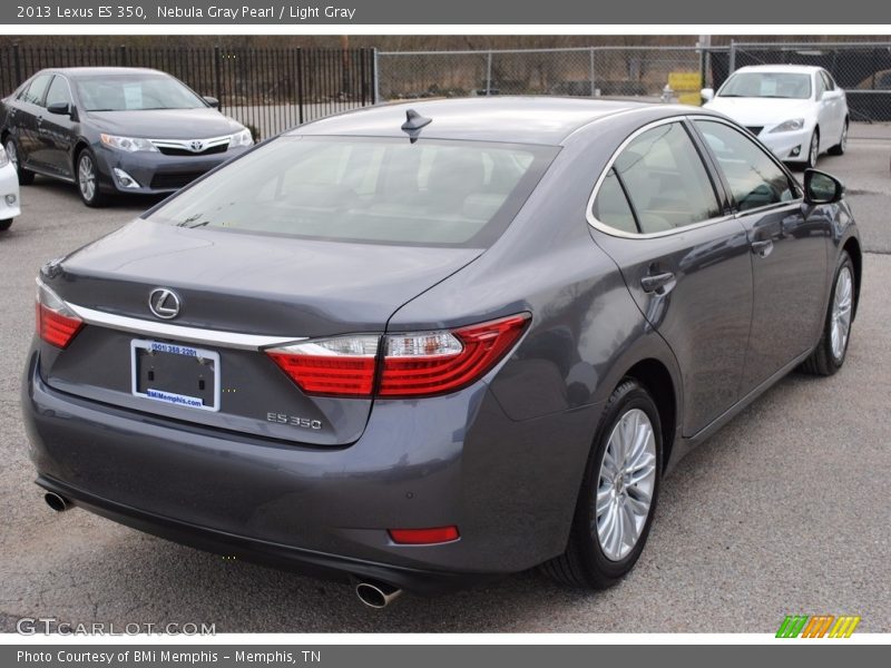 Nebula Gray Pearl / Light Gray 2013 Lexus ES 350