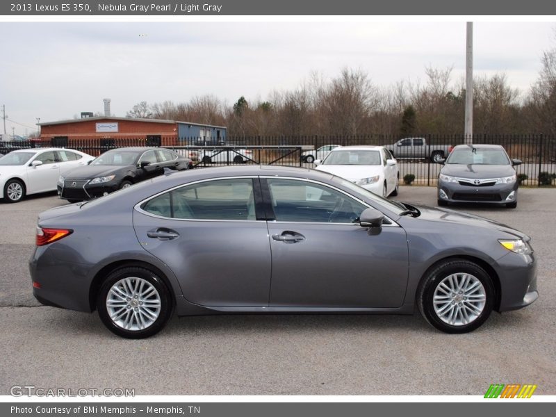 Nebula Gray Pearl / Light Gray 2013 Lexus ES 350
