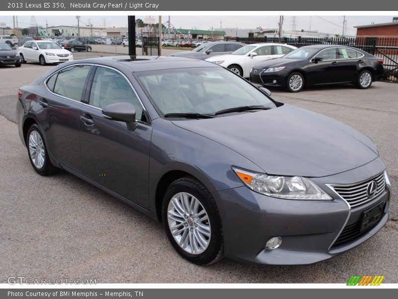 Nebula Gray Pearl / Light Gray 2013 Lexus ES 350