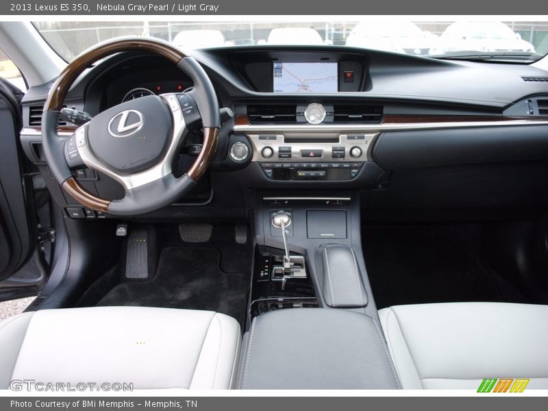 Nebula Gray Pearl / Light Gray 2013 Lexus ES 350