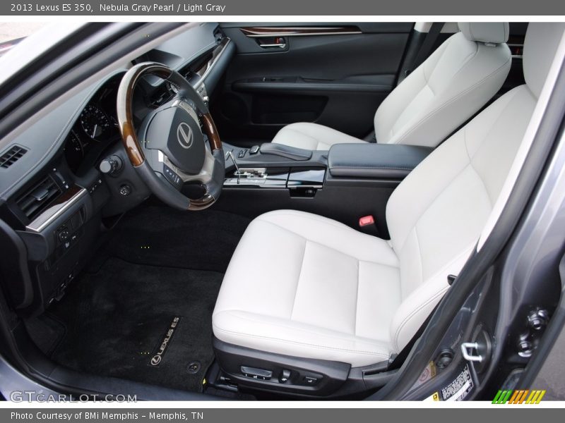 Nebula Gray Pearl / Light Gray 2013 Lexus ES 350