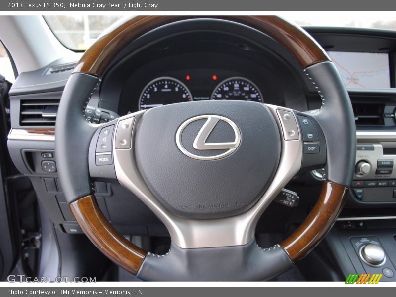 Nebula Gray Pearl / Light Gray 2013 Lexus ES 350