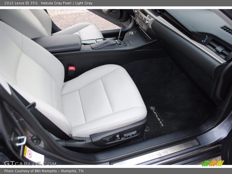 Nebula Gray Pearl / Light Gray 2013 Lexus ES 350