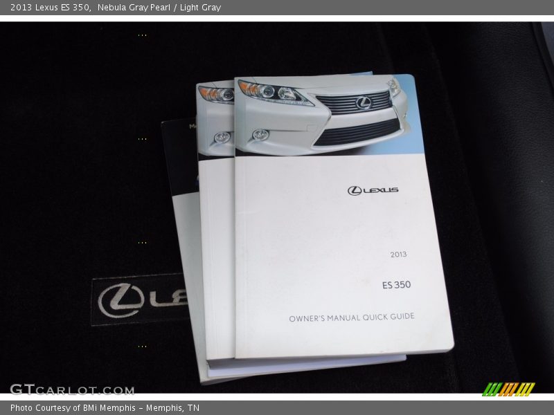 Nebula Gray Pearl / Light Gray 2013 Lexus ES 350
