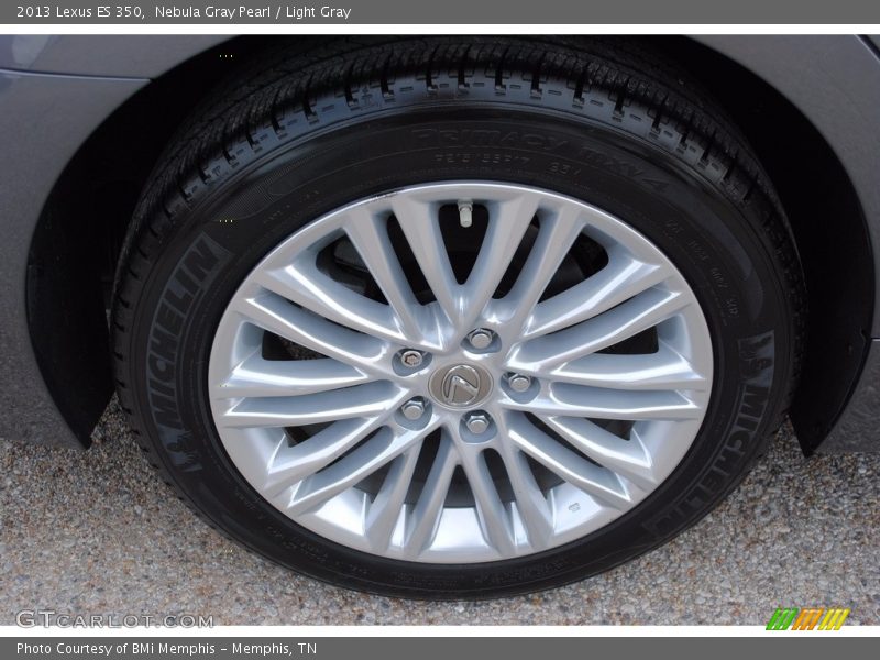 Nebula Gray Pearl / Light Gray 2013 Lexus ES 350