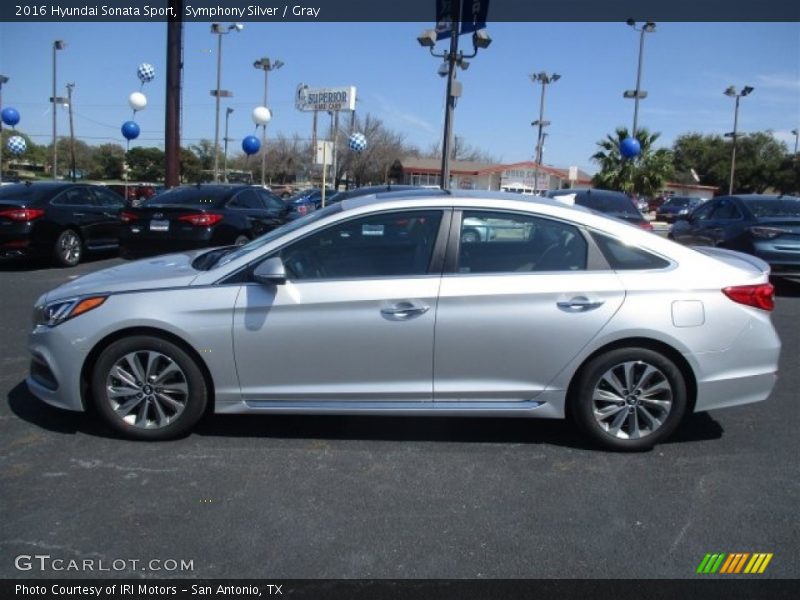 Symphony Silver / Gray 2016 Hyundai Sonata Sport