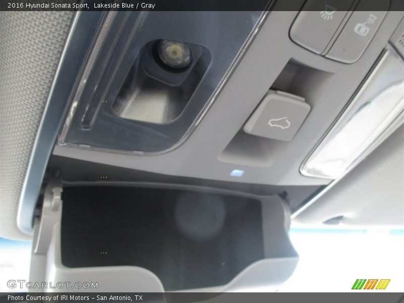 Lakeside Blue / Gray 2016 Hyundai Sonata Sport