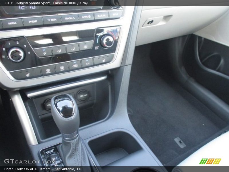 Lakeside Blue / Gray 2016 Hyundai Sonata Sport