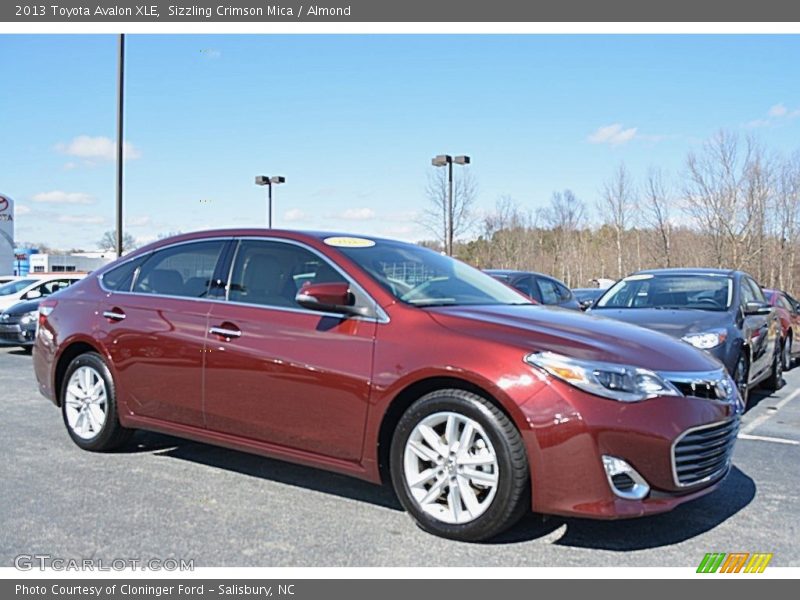 Sizzling Crimson Mica / Almond 2013 Toyota Avalon XLE