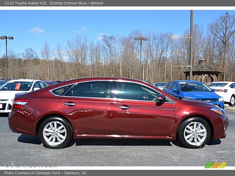 Sizzling Crimson Mica / Almond 2013 Toyota Avalon XLE