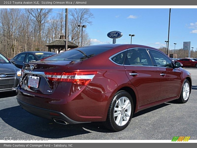 Sizzling Crimson Mica / Almond 2013 Toyota Avalon XLE