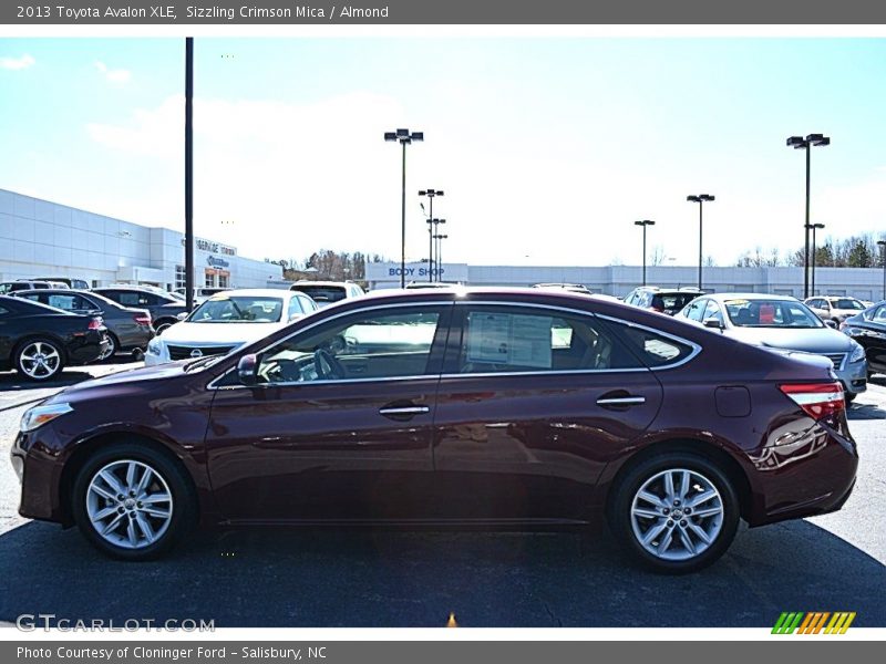 Sizzling Crimson Mica / Almond 2013 Toyota Avalon XLE