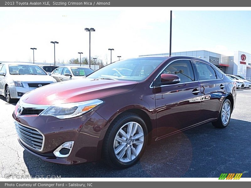 Sizzling Crimson Mica / Almond 2013 Toyota Avalon XLE