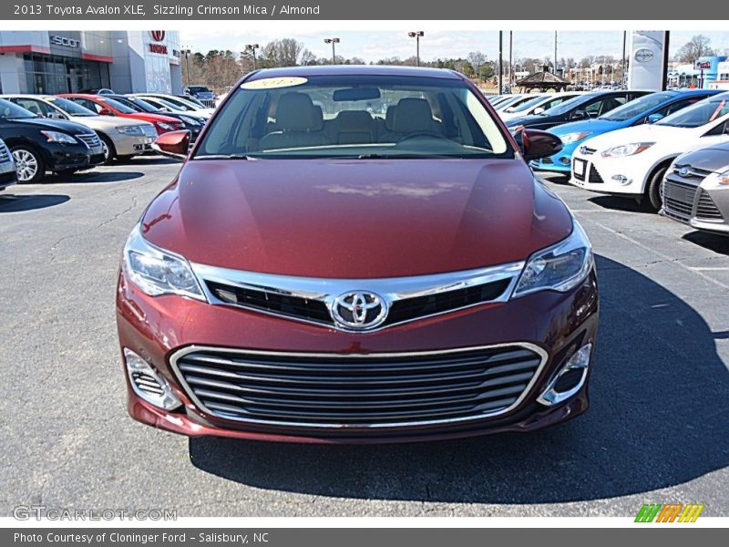 Sizzling Crimson Mica / Almond 2013 Toyota Avalon XLE
