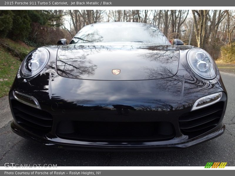 Jet Black Metallic / Black 2015 Porsche 911 Turbo S Cabriolet