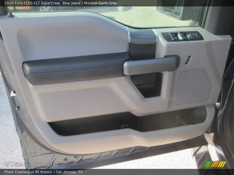 Blue Jeans / Medium Earth Gray 2016 Ford F150 XLT SuperCrew