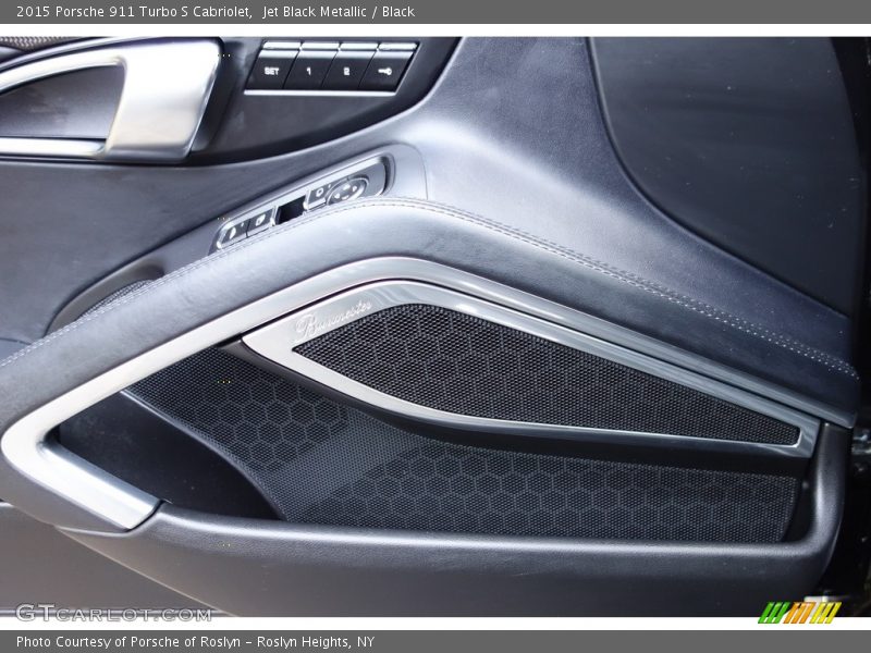 Jet Black Metallic / Black 2015 Porsche 911 Turbo S Cabriolet